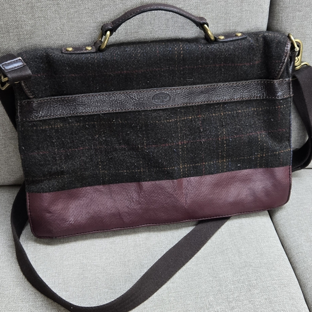 Fossil Wool Messenger Bag - Picture 9 of 16